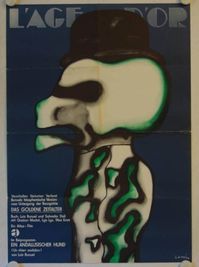 Lage Dor - Un Chien Andalou original german movie poster